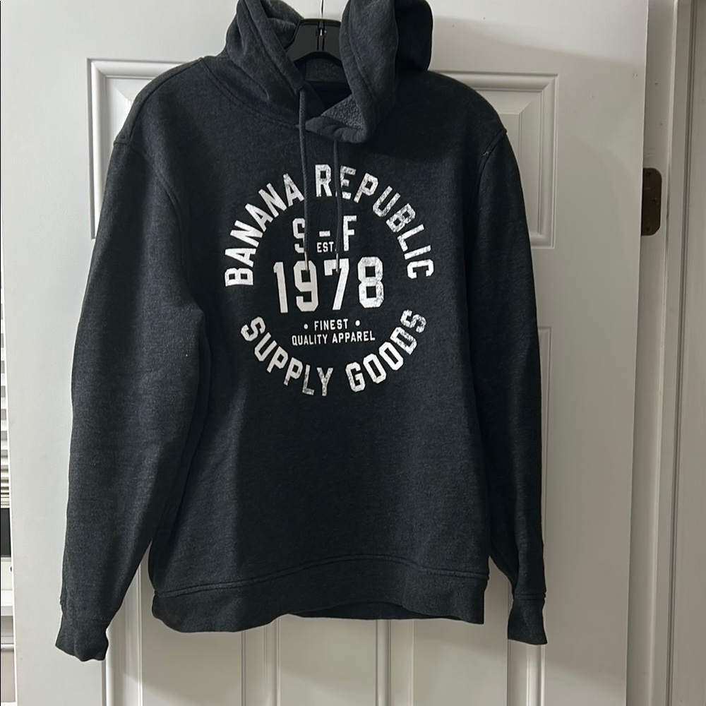 Banana Republic Men's Black Hoodie